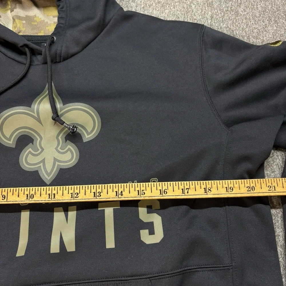 New Orleans‎ Saints Hoodie Salute To Service Nike Dri-Fit Mens M